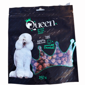 חטיף דנטלי Queen כדורוני בקר דנטליים 250 גרם