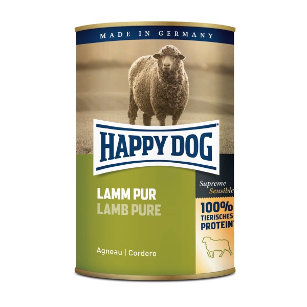 Happy Dog שימורים לכלב בטעם כבש 400 גרם