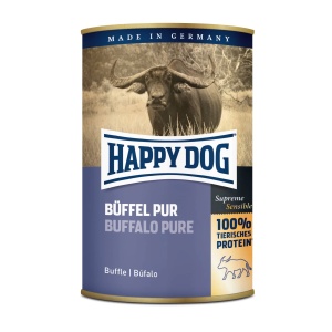 Happy Dog שימורים לכלב בטעם בשר באפלו 400 גרם