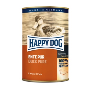 Happy Dog שימורים לכלב בטעם ברווז 400 גרם