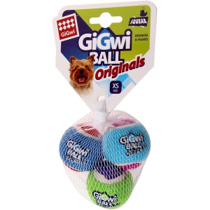 GIGWI כדורי טניס XS מצפצפים