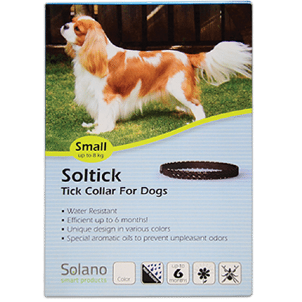קולר Soltick נגד קרציות לכלבים שמשקלם עד 8 ק"ג סולאנו