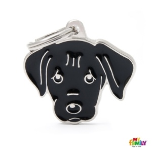 תג שם LABRADOR BLACK