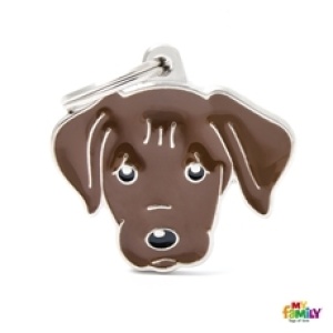תג שם LABRADOR BROWN
