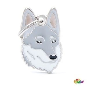 תג שם מיי פאמילי CZECHOSLOVAKIAN WOLFDOG MF88