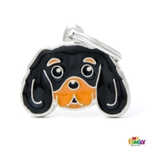 תג שם CAVALIER KING BLACK