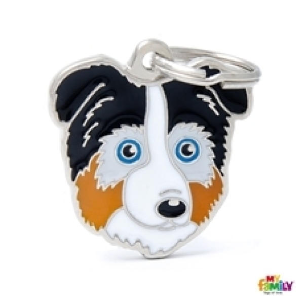 תג שם AUSTRALIAN SHEPHERD BROWN
