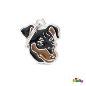 תג שם PINSCHER BLACK