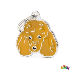 תג שם POODLE ORANGE