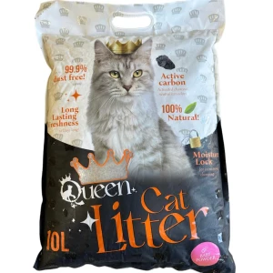 חול מתגבש Queen קרבון פחם פעיל בייבי פאודר 10 ליטר