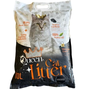 חול מתגבש Queen קרבון פחם פעיל 10 ליטר