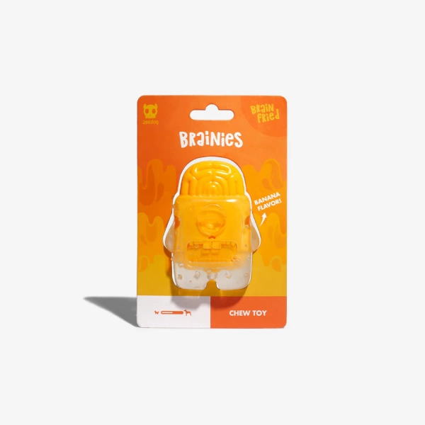 צעצוע לכלב בשתי דרגות קשיחות BRAIN FRIED