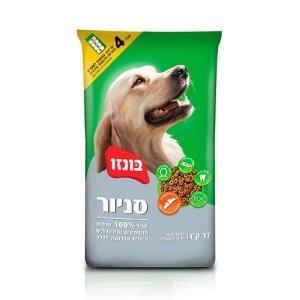אוכל לכלבים מבוגרים עוף 15 קג בונזו