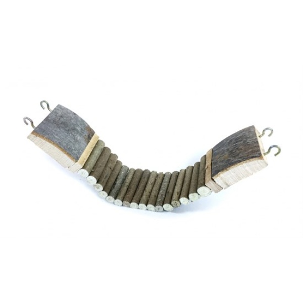 גשר עץ טבעי למכרסמים מדר