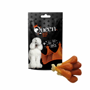 חטיף לכלב שוק סידן 80 גרם Queen