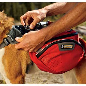 רתמת Palisades ruffwear M אדום