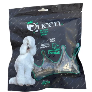 חטיף דנטלי Queen תנין דנטלי לחיזוק השיניים 250 גרם