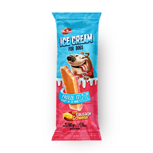 גלידה לכלבים בטעם נקניק וגבינה DR.ZOO